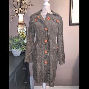 Corduroy Trench Coat